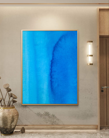 Abstract Wall Art - Beautiful Blue