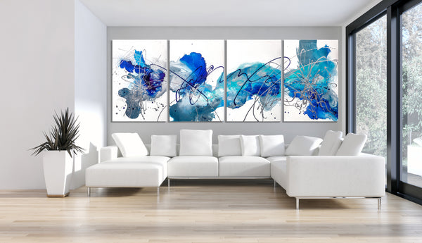 Abstract Painting "Beautiful Ocean"