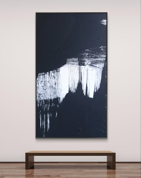 Abstract Wall Art - Black & White 2