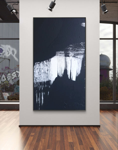 Abstract Wall Art - Black & White 2