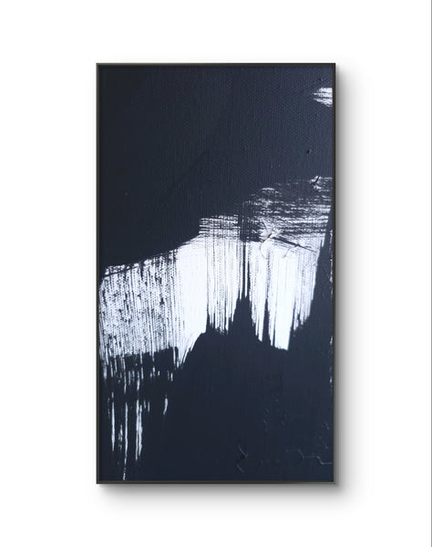 Abstract Wall Art - Black & White 2