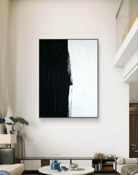 Abstract Wall Art - Black & White 3