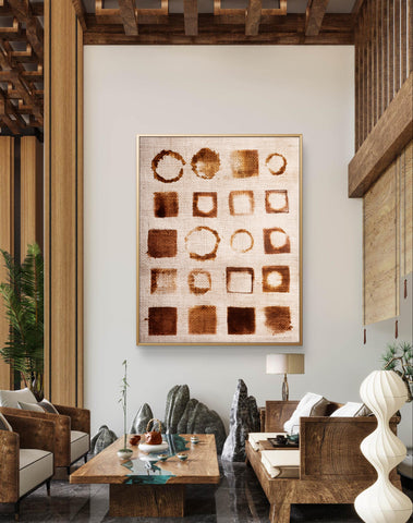 Abstract Wall Art - Brown 1