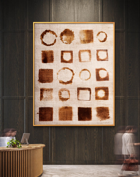 Abstract Wall Art - Brown 1