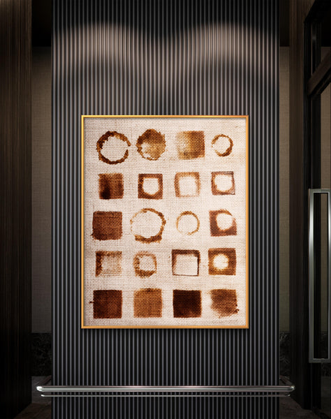 Abstract Wall Art - Brown 1