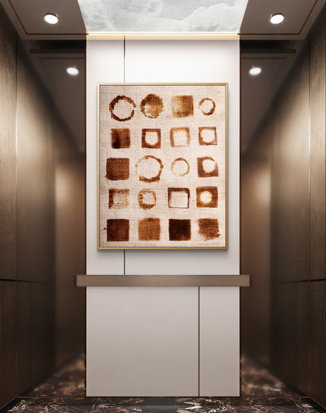 Abstract Wall Art - Brown 1