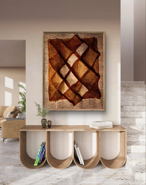 Abstract Wall Art - Brown 2