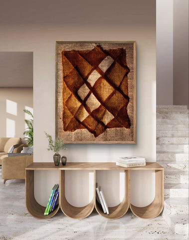 Abstract Wall Art - Brown 2