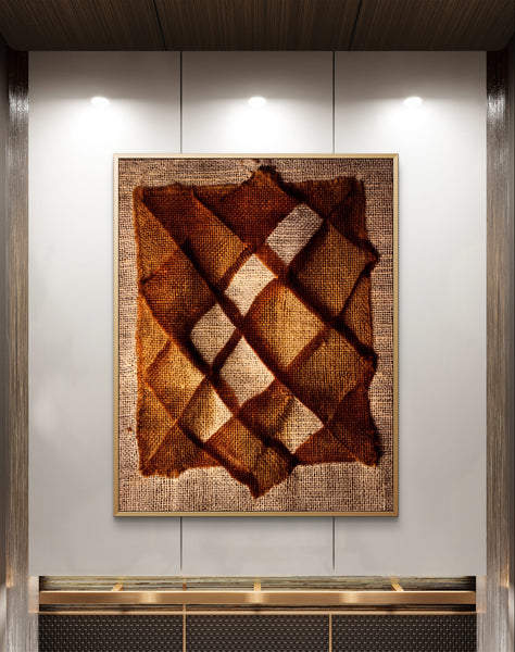 Abstract Wall Art - Brown 2