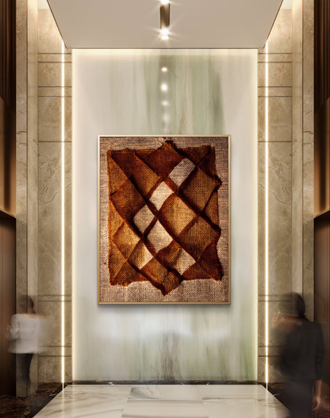 Abstract Wall Art - Brown 2