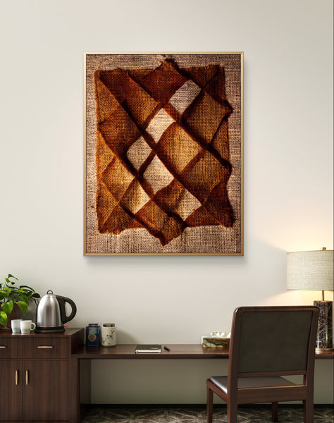 Abstract Wall Art - Brown 2