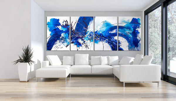 Abstract Painting "Ocean Blue 2"