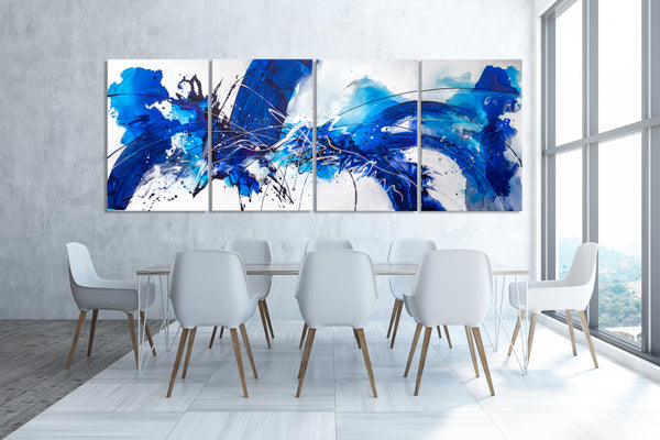 Abstract Painting "Ocean Blue 2"