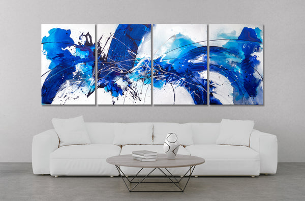 Abstract Painting "Ocean Blue 2"