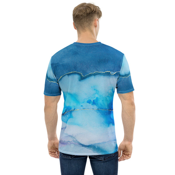 Men's t-shirt "Beautiful Marble - blue"