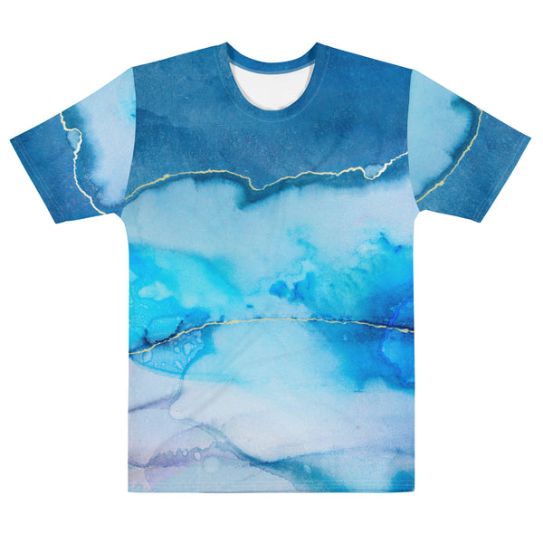 Men's t-shirt "Beautiful Marble - blue"