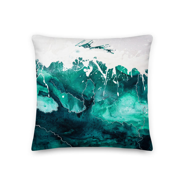 Premium Pillow "Aquatic 2 - 3 Emerald"