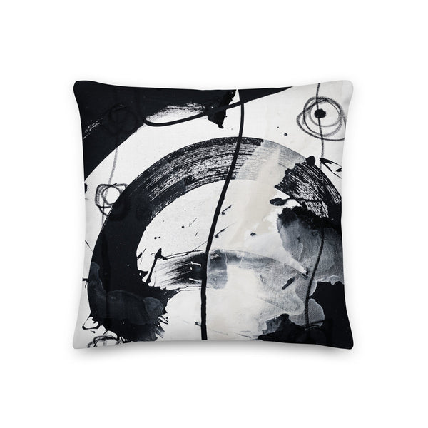 Premium Pillow - "Modern Black & White 2"