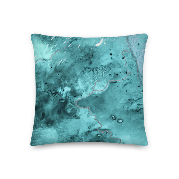 Premium Pillow "Aquatic 2 - 1 Light Aqua"