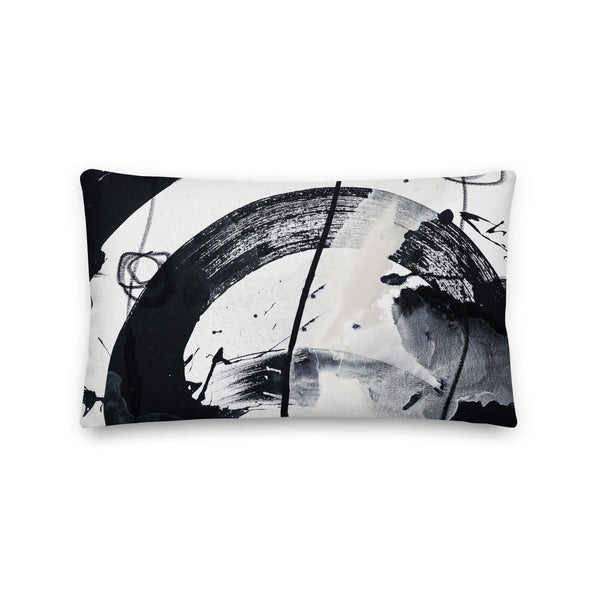 Premium Pillow - "Modern Black & White 2"