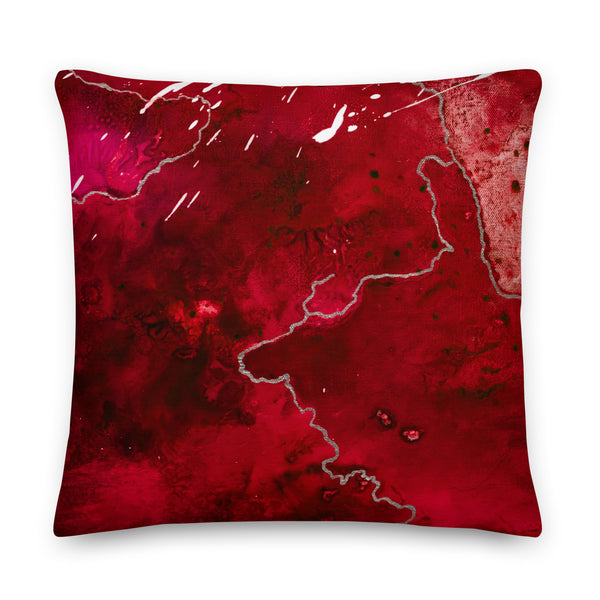 Premium Pillow "Crimson Sky 1"