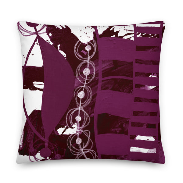 Premium Pillow "Aubergine 1"