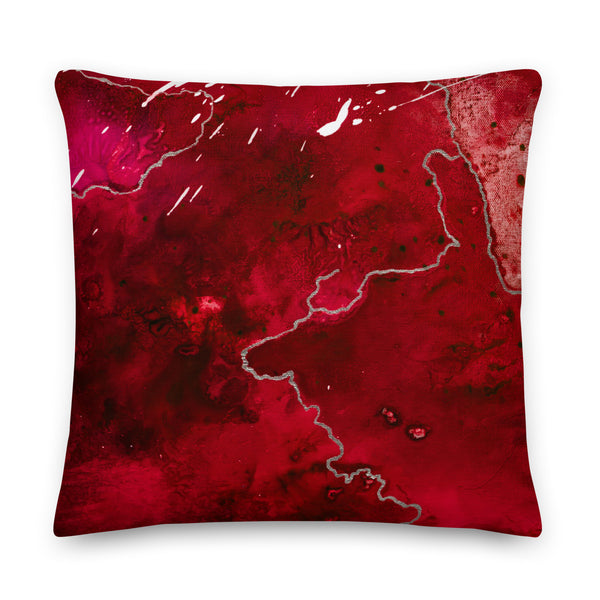 Premium Pillow "Crimson Sky 1"