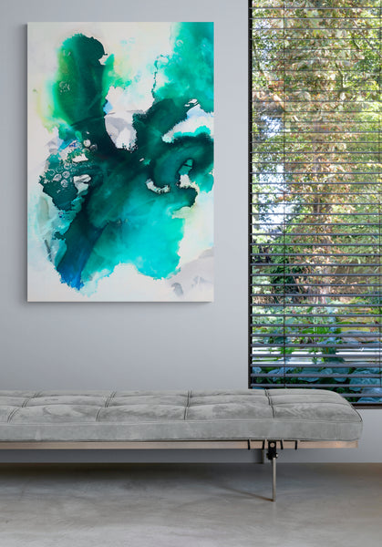 Abstract Painting  "Tropical Waters 2"