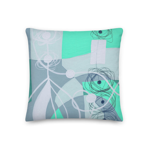 Premium Pillow - "Neutral - Seaside - 1"