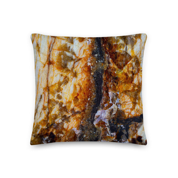 Premium Pillow - "Rust Marble"