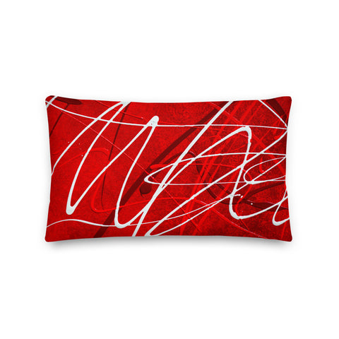 Premium Pillow - "Passion Red - 3"