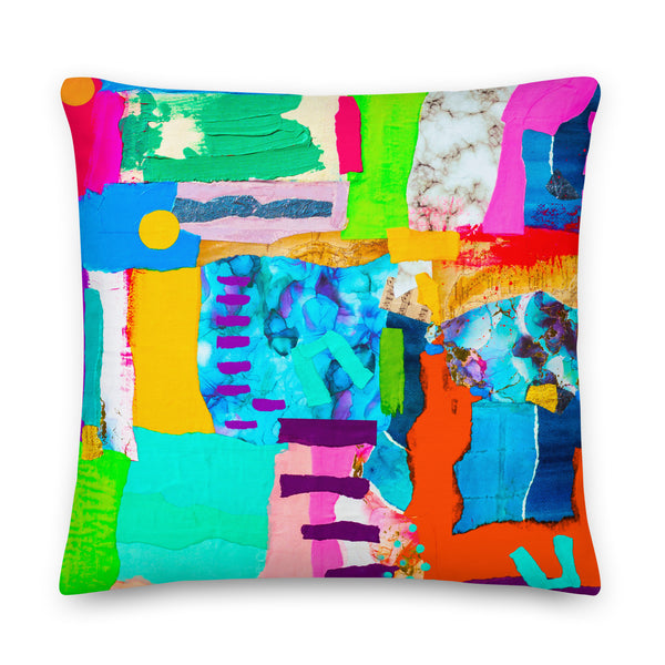 Premium Pillow - "Symphony of Colors - 2"