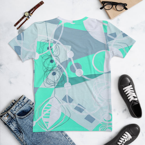 Women's T-shirt "Bright Aquamarine"