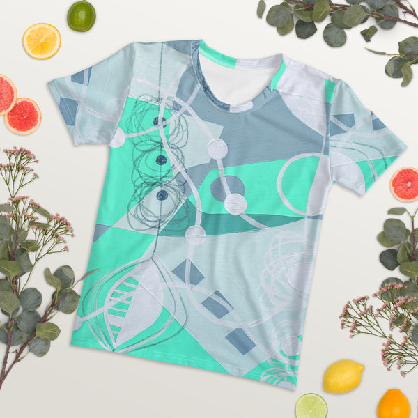 Women's T-shirt "Bright Aquamarine"